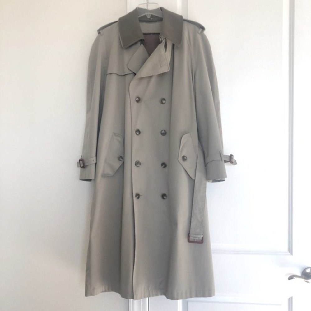Stafford Men’s Trench Coat with Zip In Lining